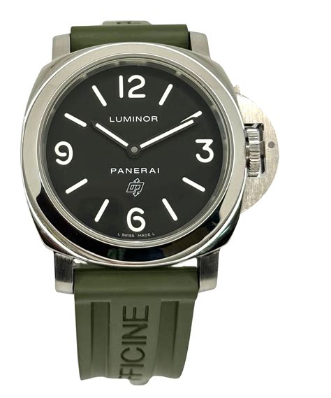 panerai green rubber|Panerai accessories.